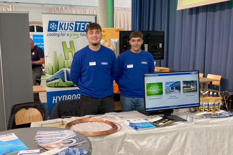 Der Stand von KUSTEC auf der 12. Tullner Lehrstellenbörse