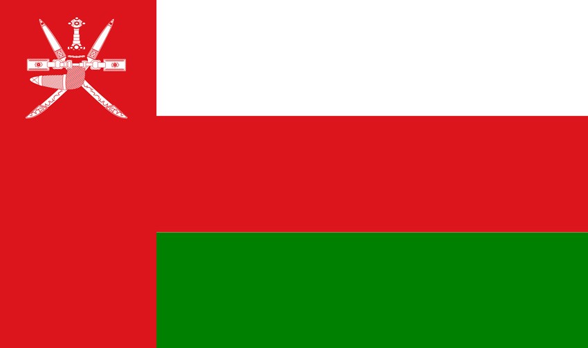 Oman Flagge.